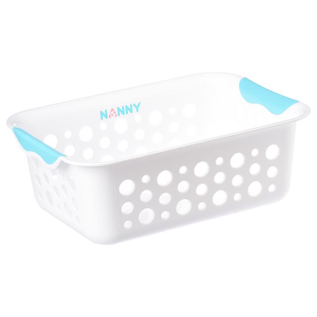 Uniq Kidz - Baby Multipurpose Plastic Storage Basket - White