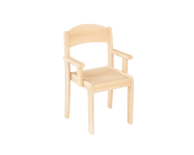 Edu Fun - Deluxe Chair With Arm Rest - 35cm