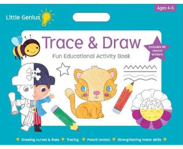 Little Genius Trace And Draw Fun Educational Activity Book