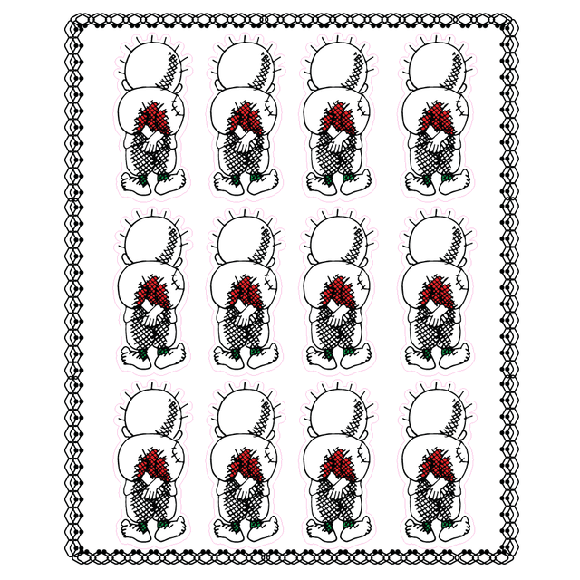 Twinkle Hands - Handalah Hanzalah Palestinian Stickers - 12pcs