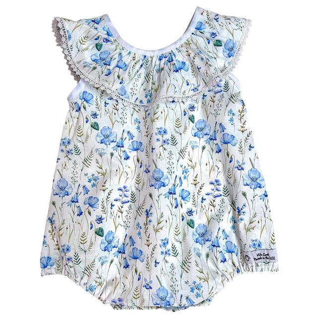 Petite Lamb - Sweet Pea Romper - White