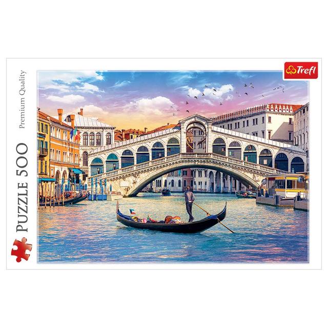 Trefl Puzzle - Rialto Bridge Venice Puzzle - 500pcs