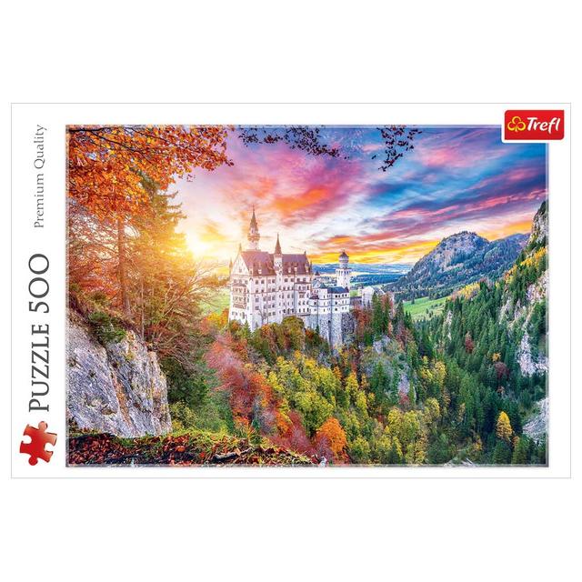 Trefl Puzzle - View Of The Neuschwanstein Castle Germany Puzzle - 500pcs