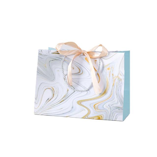 Y-PaperCo. - Gift Bag - Large - 2pcs - Creative Marble