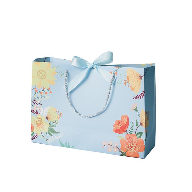 Y-PaperCo. - Bouquet Gift Bag - 3pcs - Medium - Blue