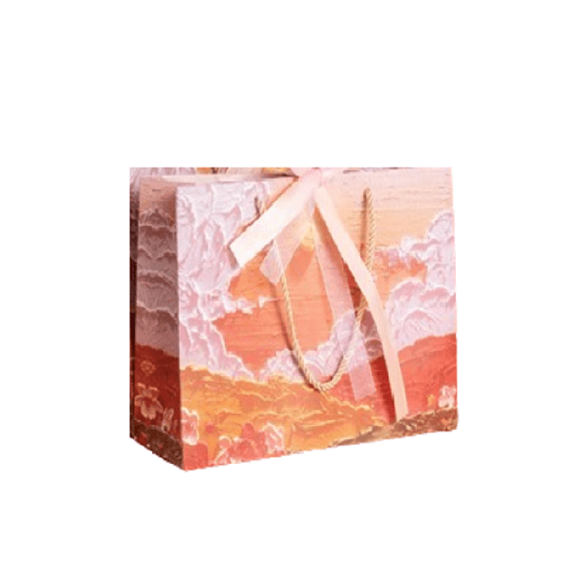 Y-PaperCo. - 3D Sunset Themed Gift Bag - Small - Pack of 3