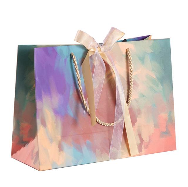 Y-PaperCo. - Style Fashion Gift Bag - Medium - 3pcs - Oil Painting