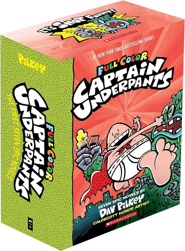 Captain Underpants Full Color Edition 7 Books Set