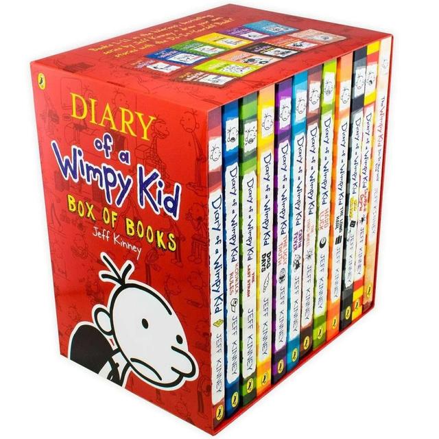 Diary of A Wimpy Kid By Jeff Kinney - Pack of 12