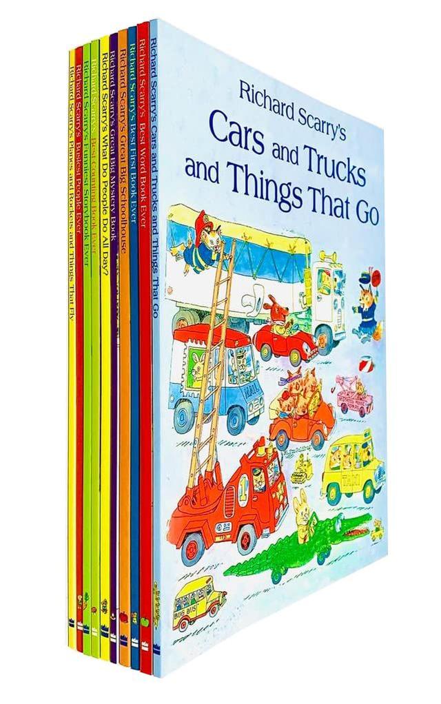 Richard Scarry's Best Collection Ever - 10 Books Set