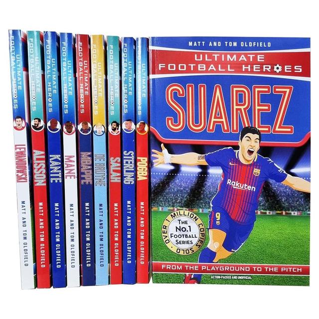 Ultimate Football Heroes Series 10 Books Collection Set