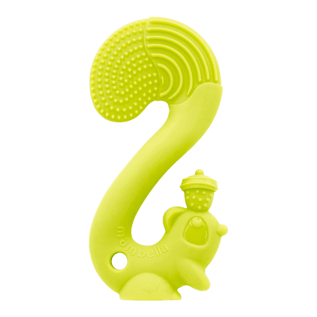 Mombella - Squirrel Baby Teether Toy - Green