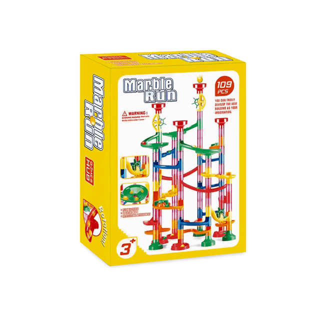 Funfiniti - Marble Run Building Toy Set - 109pcs