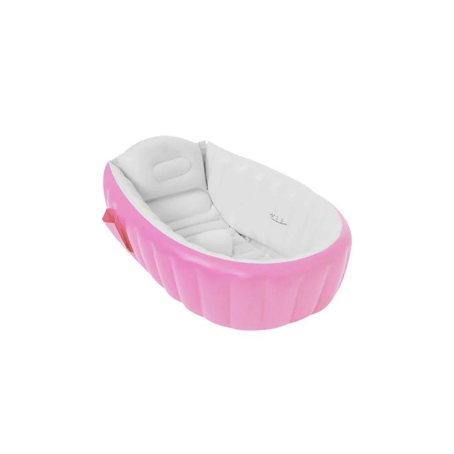 Funfiniti - Inflatable Baby Bath Tub - Pink/White