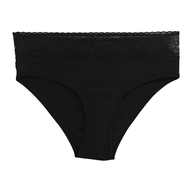 Sahara - Period Proof Underwear Hi-Waist Lace Bikini - Moderate Absorbency