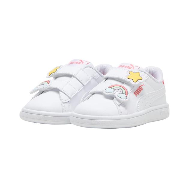 Puma - Smash 3.0 Badges V Infant Sneakers - White