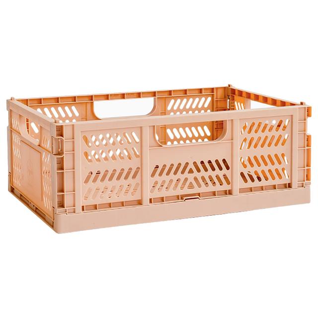 3 Sprouts - Modern Folding Crate - Large - Clay