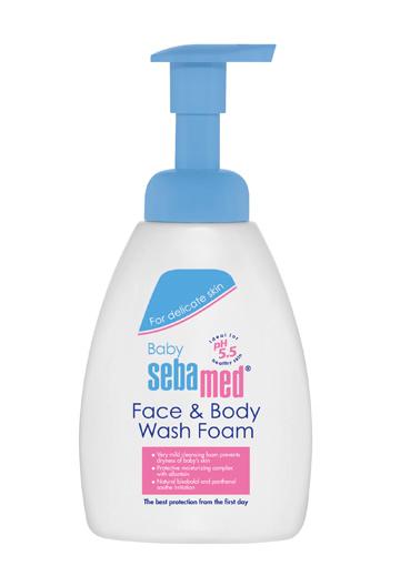 Sebamed Baby Face & Body Wash Foam - 400 ml