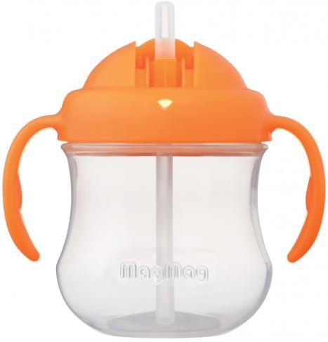 Pigeon Mag Mag Straw Cup (Orange)