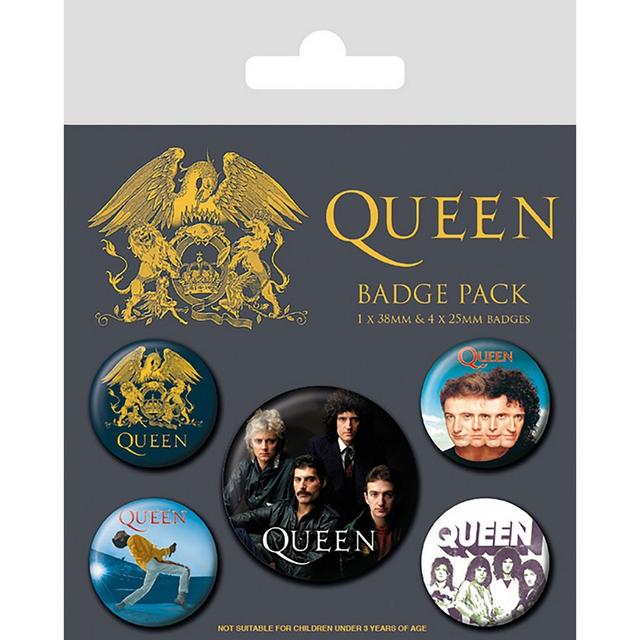 Pyramid International - Queen Classic Badge Pack - 5pcs