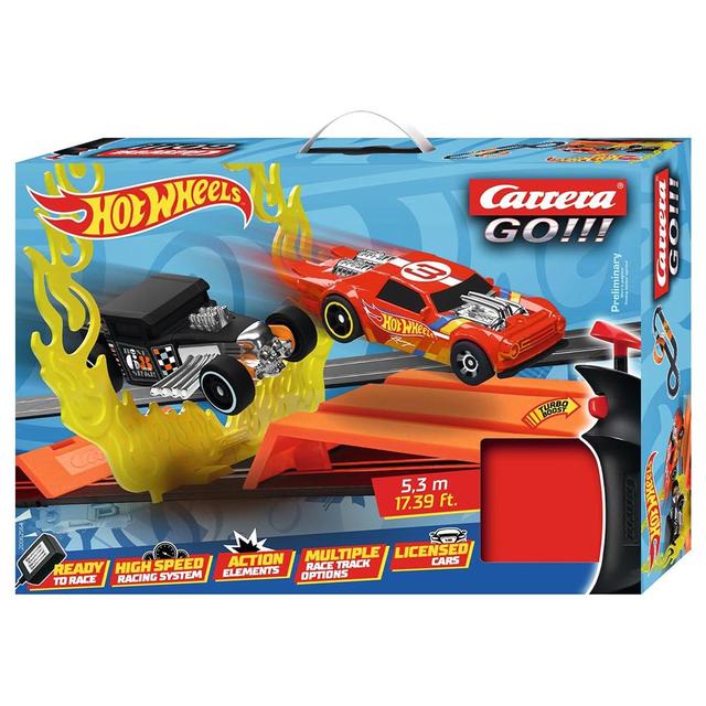 Carrera - Go! Hot Wheels Race Track With 2 Cars - 5.3 m