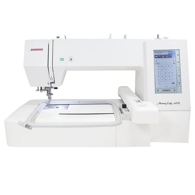 Janome - Memory Craft Mc400E Embroidery Machine - White