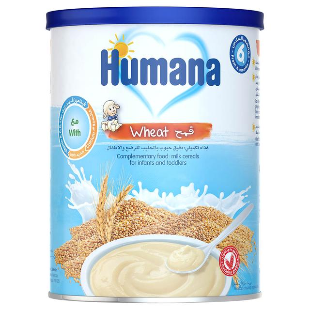 Humana - Baby Milk Cereal - Wheat - 400 g