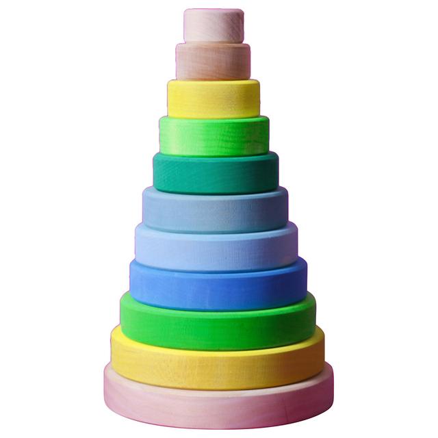 Grimm's - Conical Tower - Neon Green - 10pcs