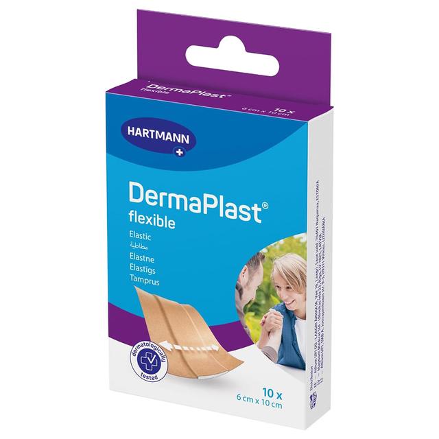 Dermaplast - Flexible Elastic Plasters - Pack Of 10