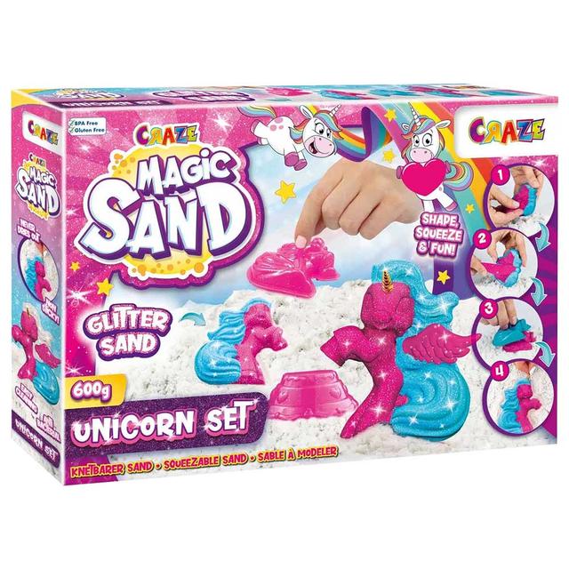 Craze - Magic Sand Glitter Unicorn Playset