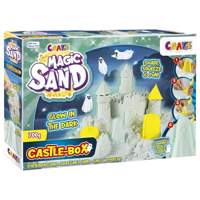 Craze - Magic Sand Glow In The Dark Castle Box