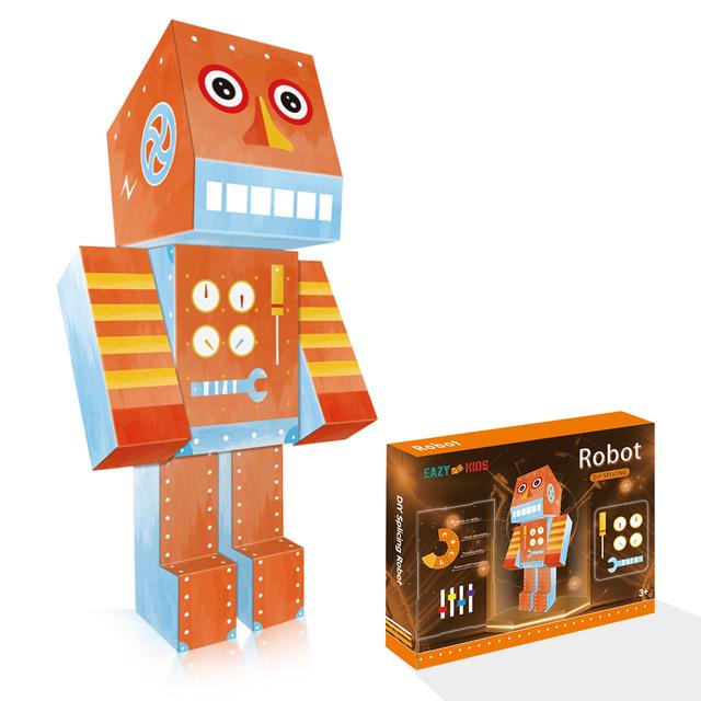 Eazy Kids - DIY Doodle Colouring Art Kit - Robot