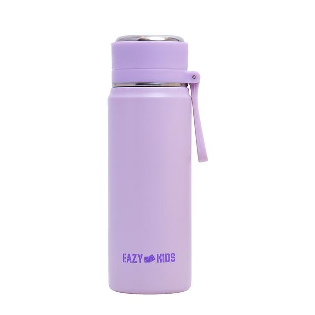 Eazy Kids - Insulated Stainless Steel Sports Water Bottle - 450ml - Purple