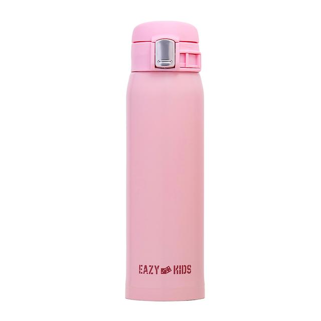 Eazy Kids - Insulated Stainless Steel Travel Water Bottle - 500ml - Pink