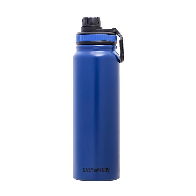 Eazy Kids - Insulated Stainless Steel Tracking Water Bottle - 800ml - Blue