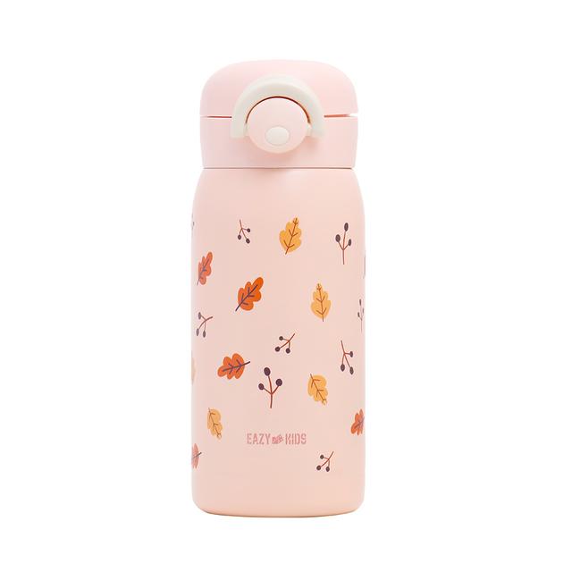 Eazy Kids - Insulated Stainless Steel School Water Bottle - 350ml - Pink