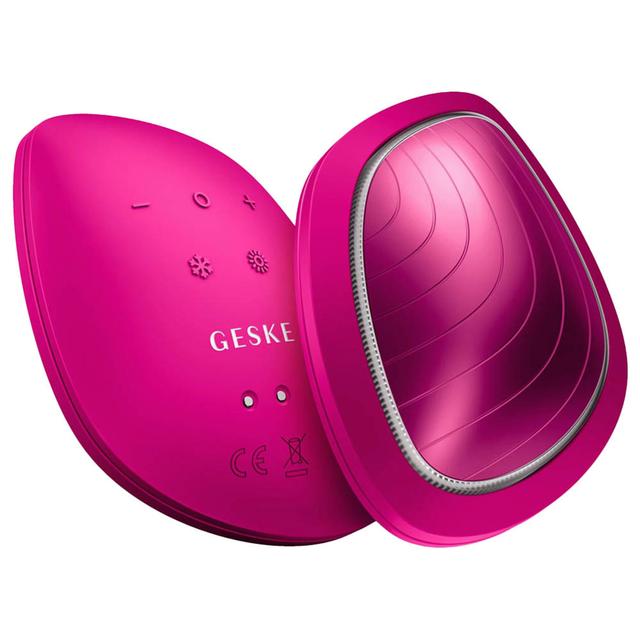 Geske - 9-in-1 Electric Sonic Warm & Cool Mask - Pink