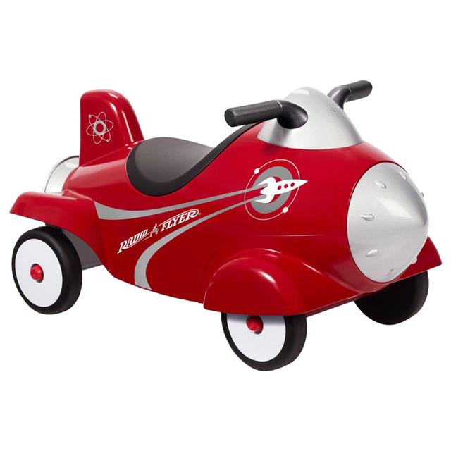 Radio Flyer - Retro Rocket Ride-On Toy - Red