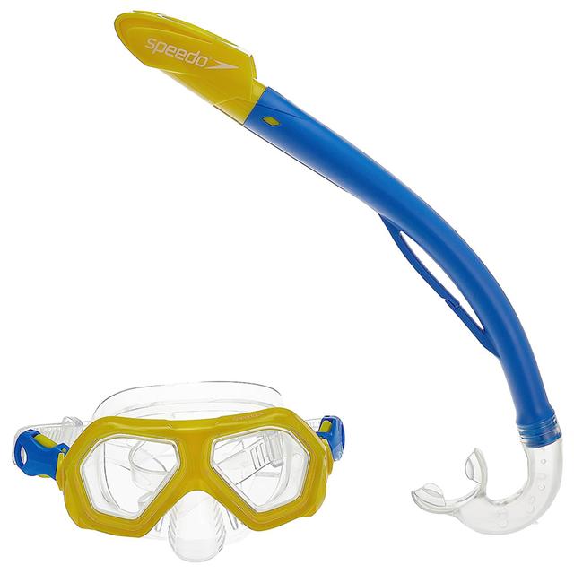 Speedo - Leisure Junior Dual Lenses & Snorkel - Yellow