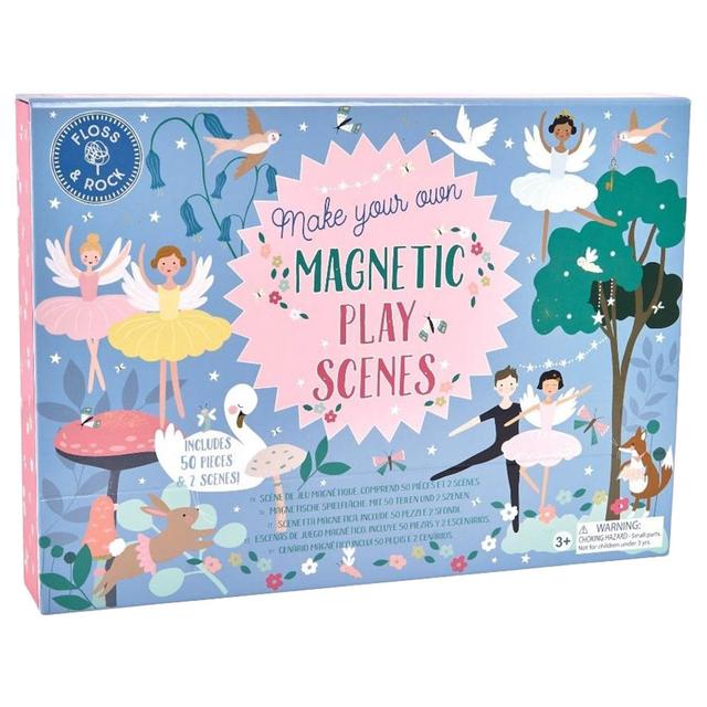 Floss & Rock - Magnetic Play Scenes - Enchanted - 50pcs