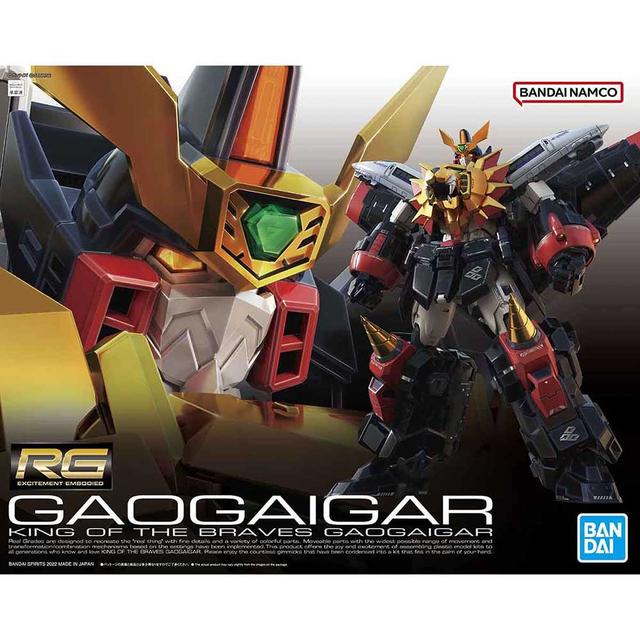 Bandai - Rg Gaogaigar From The King Of Braves Gaogaigar Plastic Model Kit