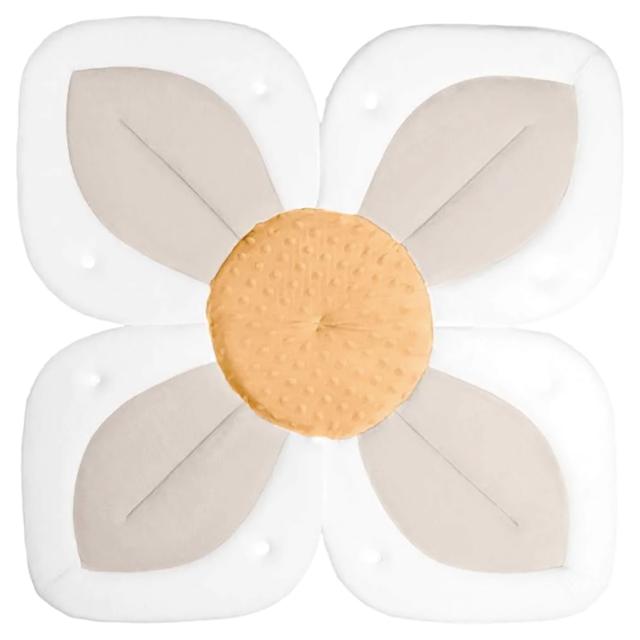 Blooming Bath - Lotus w/ Snaps - White/Cream/Honey