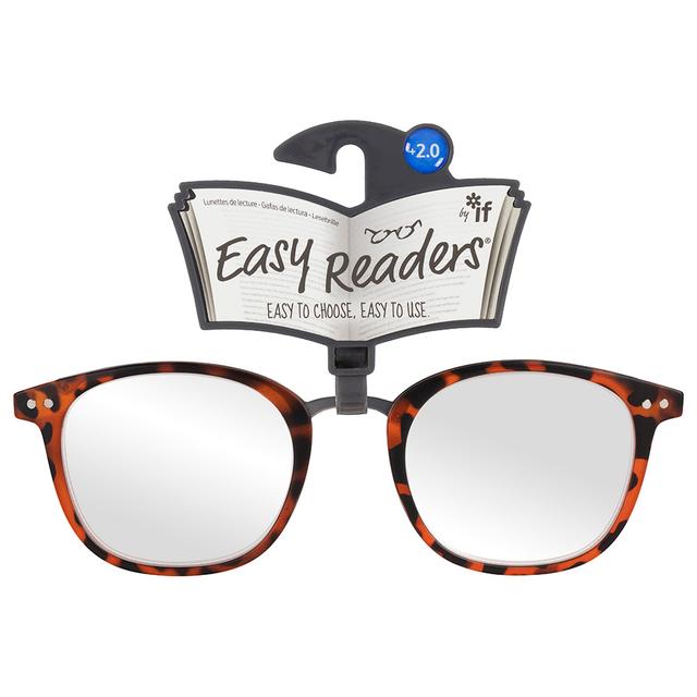 If - Easy Readers - +2.0 - U - Metal Bridge Tortoiseshell