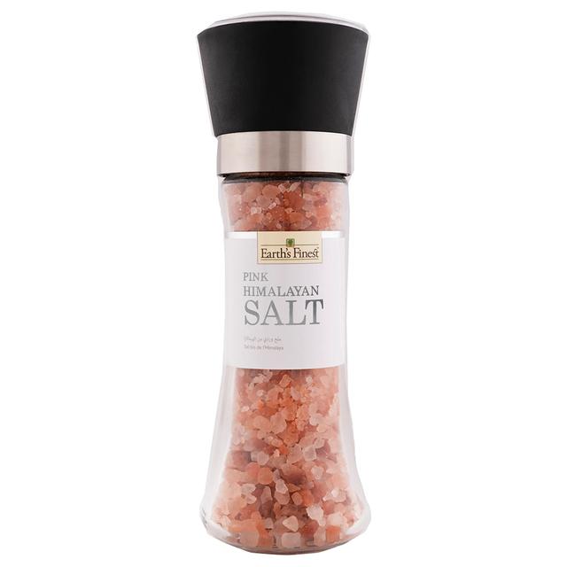 Earth's Finest - Pink Himalaya Salt - Glass Grinder - 200g