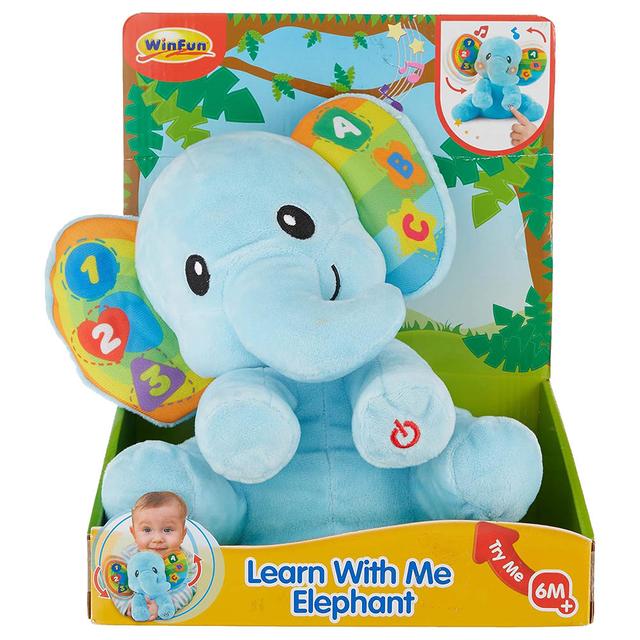 Winfun - Learn With Me Elephant - Blue