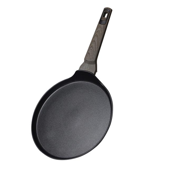 Fissman - Melani Crepe Pan With Non-Stick Coating - Black - 24 cm