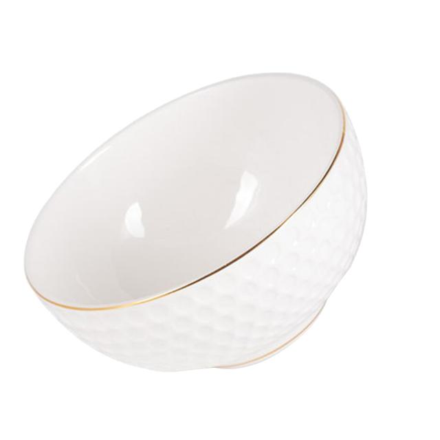 Fissman - Noemi Series Fine Bone China Bowl - White - 340 ml