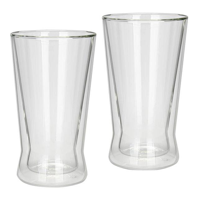 Fissman - Double Wall Borosilicate Glass - Clear - 380 ml - 2pcs