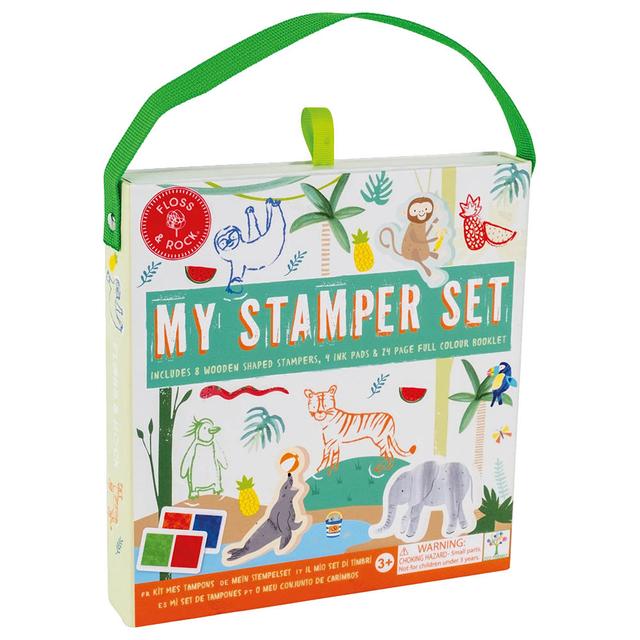 Floss & Rock - Stamper Set - Jungle - 13pcs