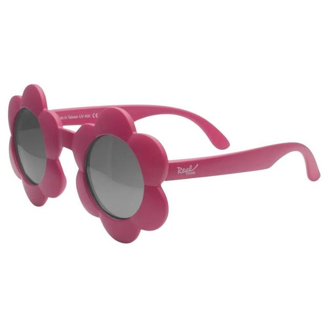 Real Shades - Bloom Smoke Lens Sunglasses - Raspberry Sorbet